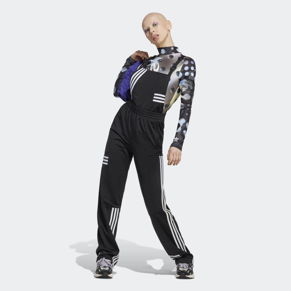 新品M Adidas DUNGEREE オーバーオー IC2373 BLACK New Adidas Original Womens DUNGEREE OVERALLS IC2373 BLACK XS