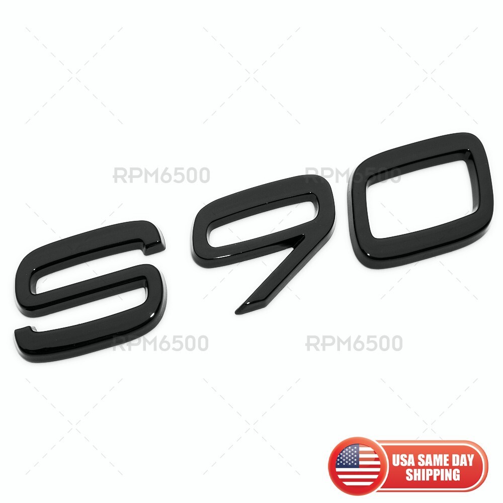 Volvo S90 Rear Trunk Lid Letter Logo Badge Nameplate Emblem