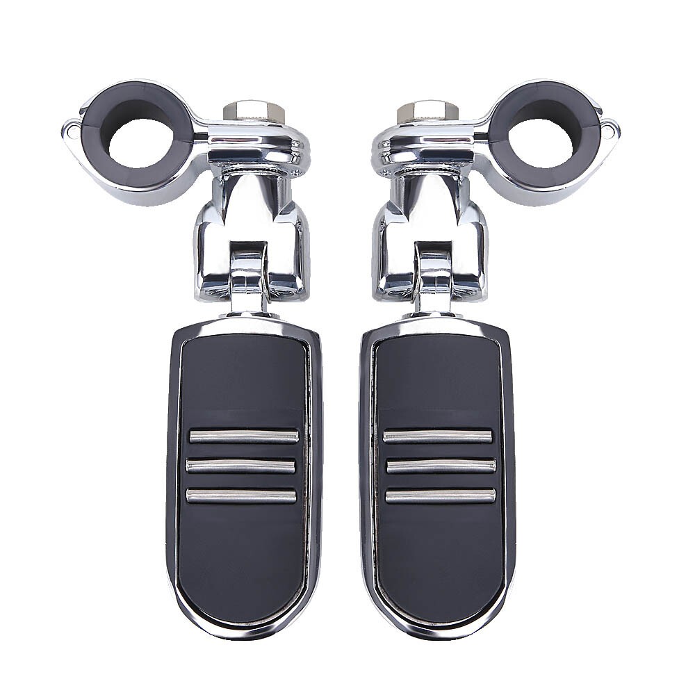 1-1/4" Highway Crash Bar Foot Pegs For Harley Touring Road King Street Glide US