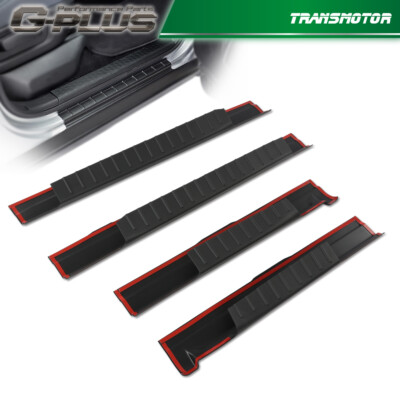 Fit For 2009-2014 Ford F-150 Crew Cab Pickup Rocker Panel Protector Guard Covers