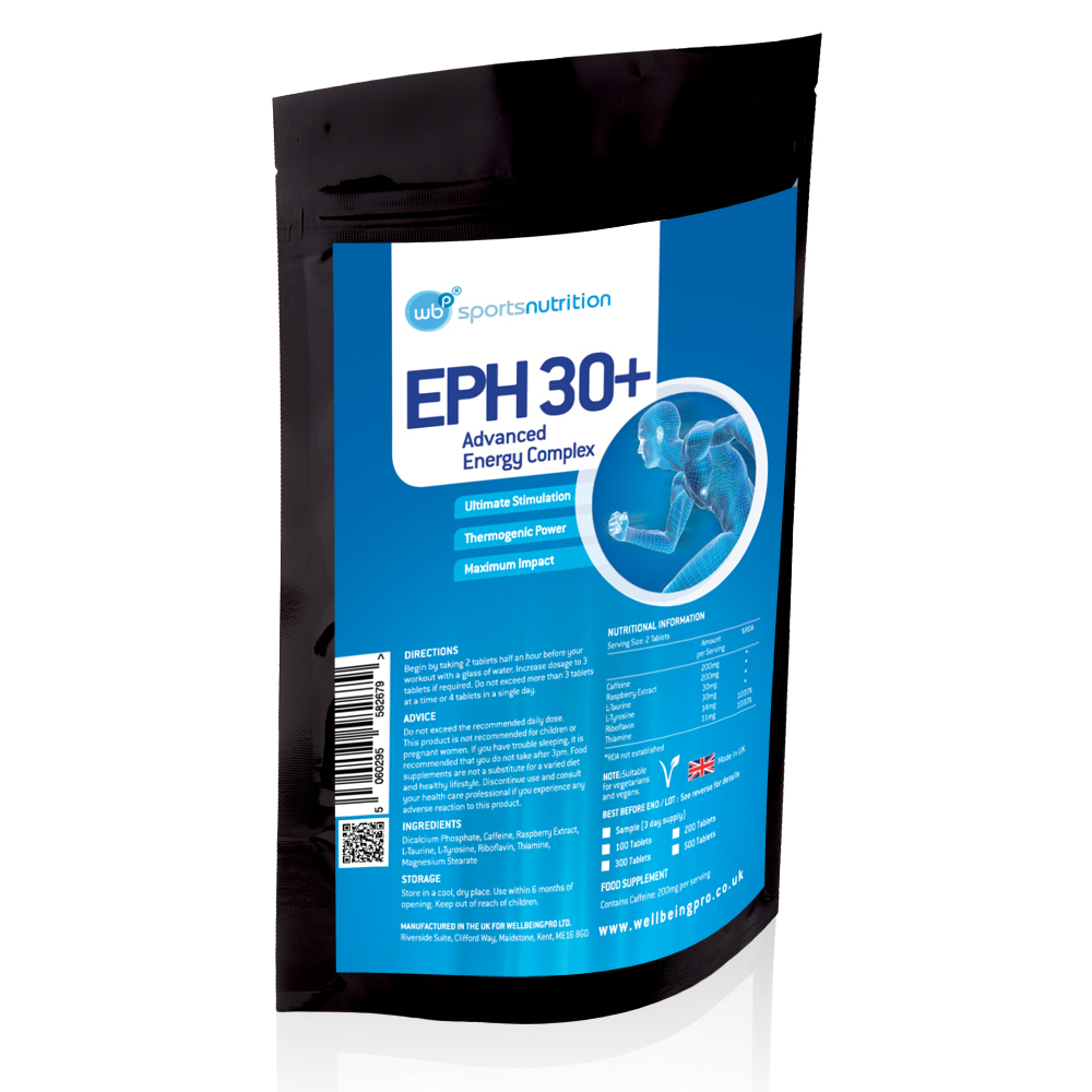 PreWorkout Supplement EPH 30+ Energy Booster Bodybuilding