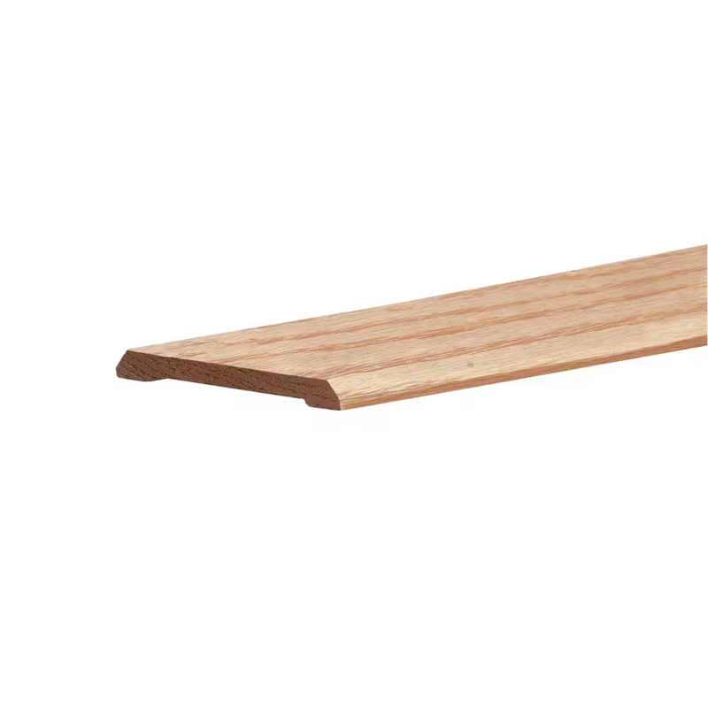 Wood Door Threshold 5 in x 1/2 in Oak Interior Flooring Carpet Seam Transition