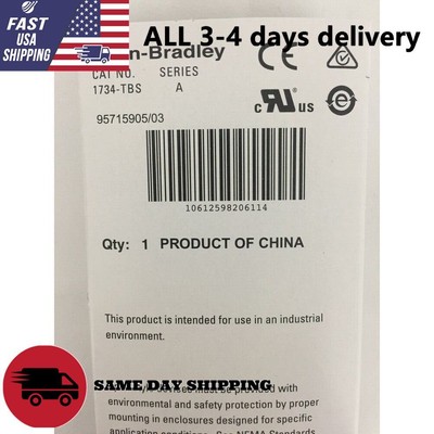 1 PCS New Sealed Allen-Bradley 1734-TBS POINT I/O Module Terminal Base 1734TBS