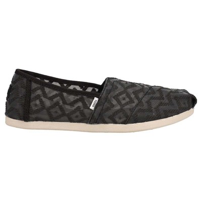 

TOMS Alpargata Женские черные туфли на плоской подошве в стиле кэжуал 10017805T, Черный, TOMS Alpargata Slip On