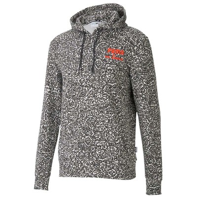 

Мужская толстовка с капюшоном Puma X Mr Doodle Aop, размер , повседневная верхняя одежда 598680-01, Черный