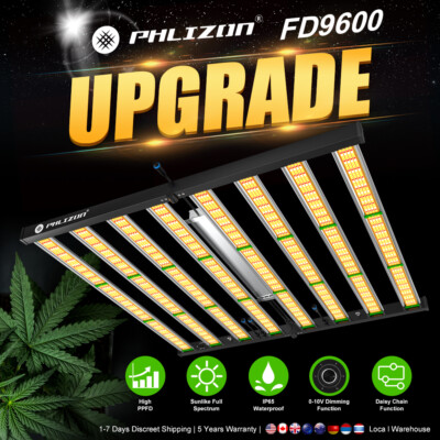 1000W Samsung 301B 8Bar Grow Lights  Full Spectrum Indoor Commercial Lamp Flower