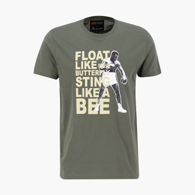 

Alpha Industries x Мухаммед Али Футболка Butterfly Lifestyle Мужская серая, Grey, Alpha Industries x Muhammad Ali Butterfly Lifestyle T-Shirt