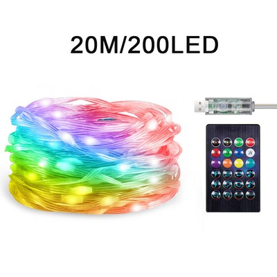 50/100/200 LED Fairy String Lights Garden Indoor Outdoor Party Christmas Lamp 5W