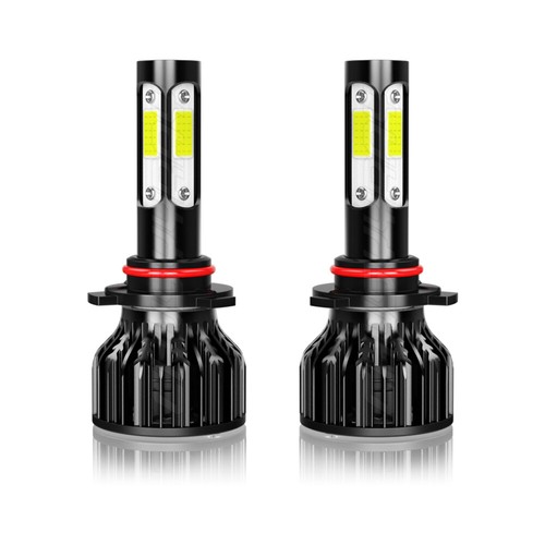 4-Side 9005 LED Headlight Super Bright Bulbs Kit 360000LM HIGH/LOW Beam 6000K US