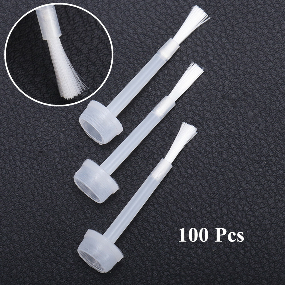 100pcs Nail Polish Brushes Liquid Gel Brushes Nail Polish Replacement