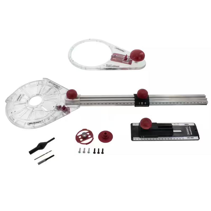 Router Circle Cutting Jig Router Circle Guide Kit Adjustable 1.5 To 52 Inch