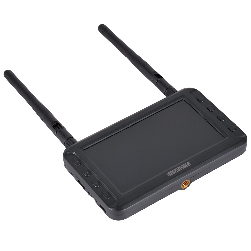 DUMBORC 4.3"FPV HD Display 5.8G Image Transmission  for RC Car Ship Drone
