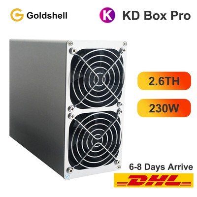 Goldshell KD BOX PRO 2.6T Kadena Miner with PSU KDA Crypto Miner 2022