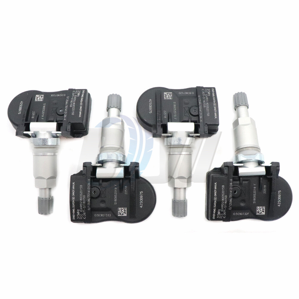 4pcs 4250B975 TPMS Tire Pressure Sensors For Mitsubishi Lancer Outlander Mirage