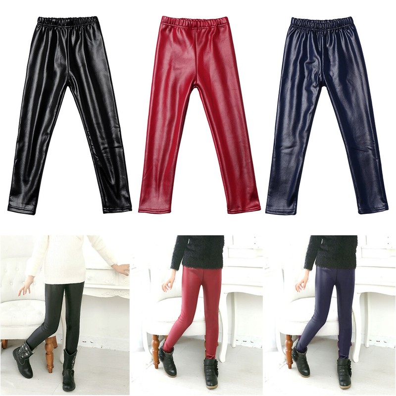 baby leather trousers