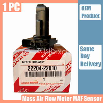 Genuine Mass Air Flow Meter MAF Sensor for Toyota Lexus Scion DENSO 22204-22010
