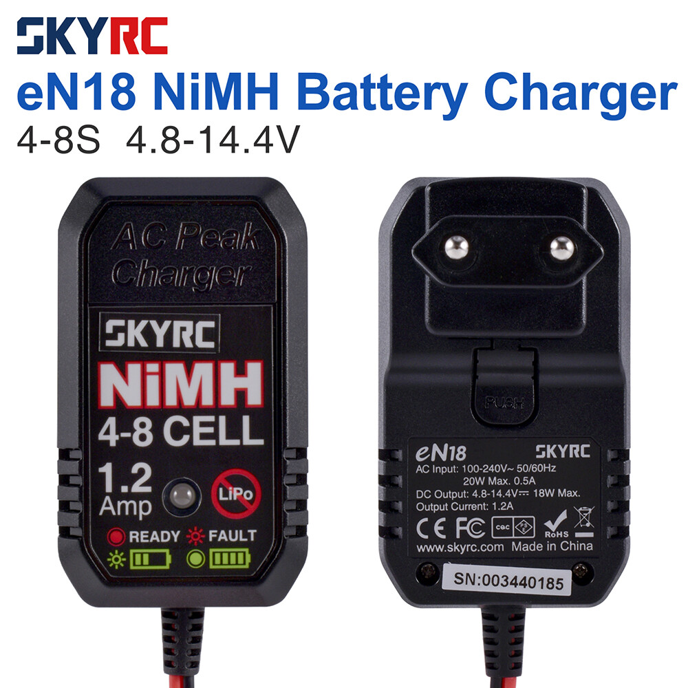 SKYRC eN18 NiMH RC Car Peak Battery Charger 4S-8S Fast Charge