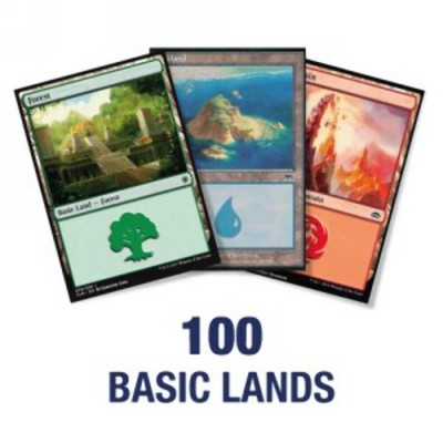 Magic Lot - Basic Lands: zufällige Auswahl (100)