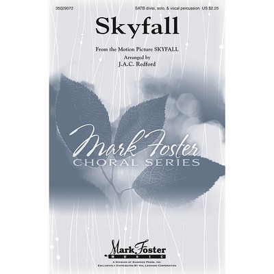 Skyfall (SATB Divisi, Solo & Vocal Percussion) SATB DV A Cappella by Adele