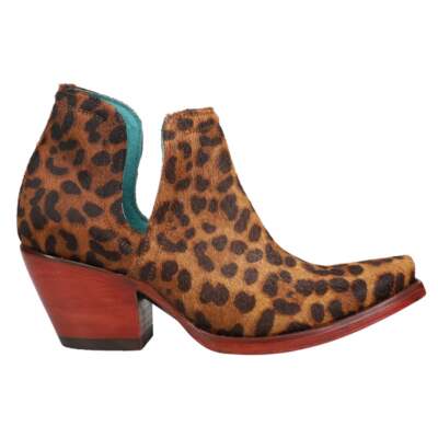 

Ariat Dixon Haircalf Leopard Cowboy Boots Womens Brown Casual Boots 10033883, Коричневый, Ariat Dixon Haircalf Leopard Cowboy Booties