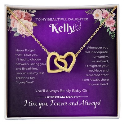 To My Beautiful Daughter Necklace Love Dad, To My Daughter Necklace From Dad