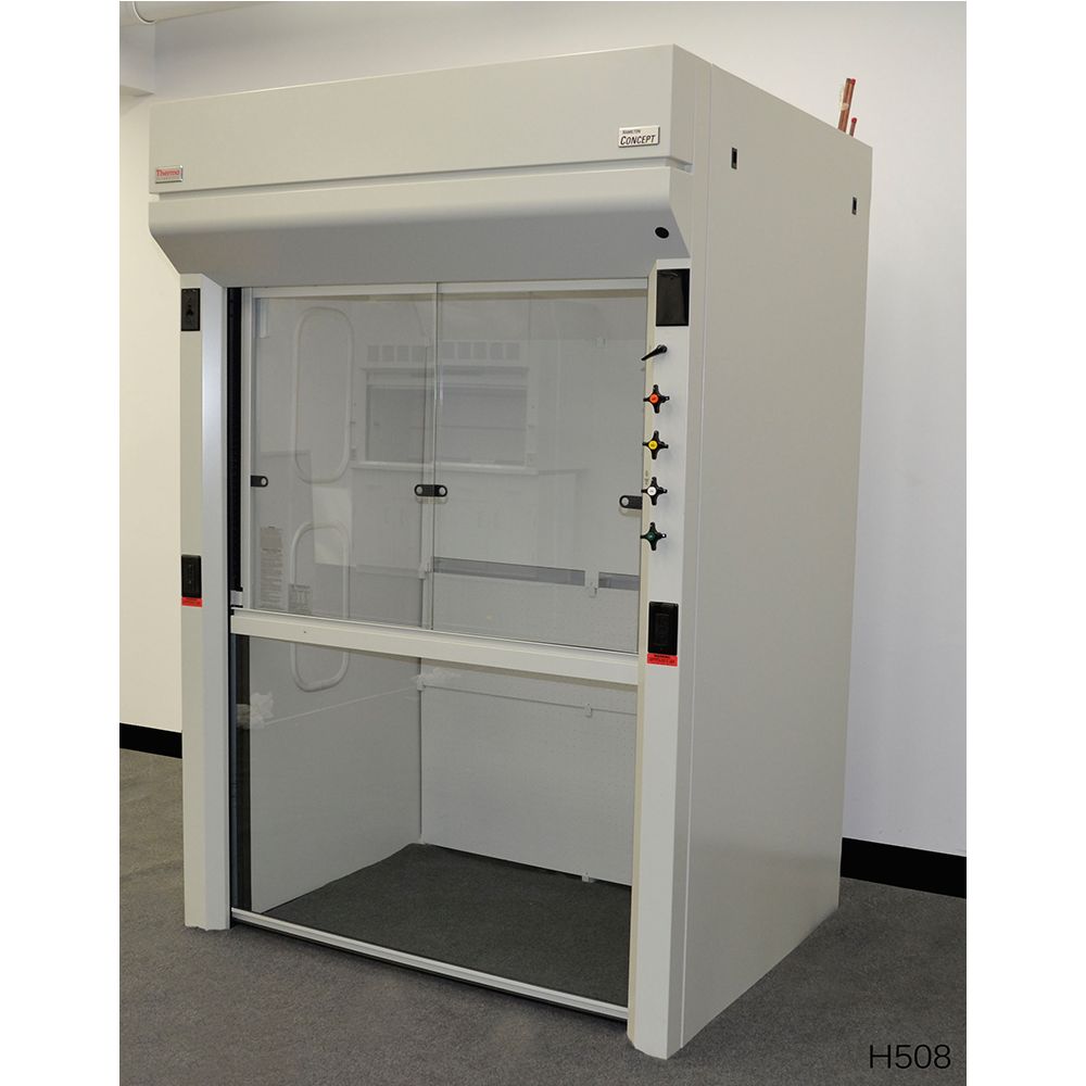 Thermo Science Chemical /Walk-In Floor / Fume Hood / Used / Fisher Hamilton / 5'