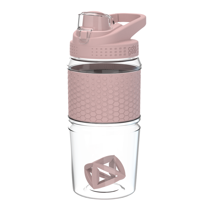 Shaker Water Bottle Straw Lid Insulated Travel Sport Drink 32 Oz by Mainstays