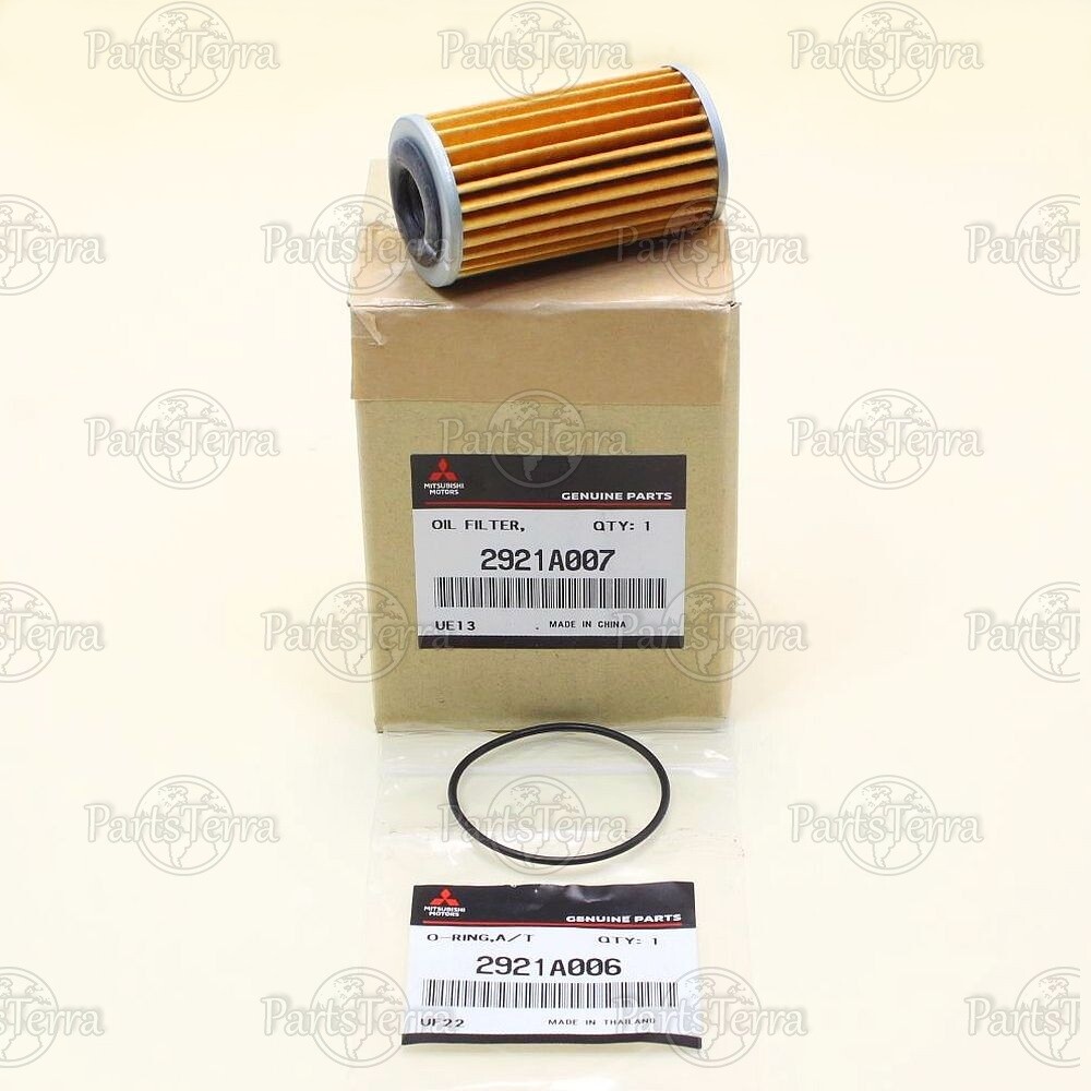 Genuine OEM Mitsubishi Transmission Oil Filter and O-Ring Set 2921A006 2921A007