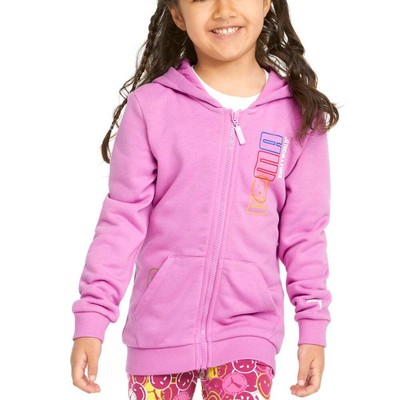 

Толстовка Puma FullZip Tr X Smiley World Girls Size  Повседневная верхняя одежда 846972-15, Розовый, Puma FullZip Hoodie Tr X Smiley World