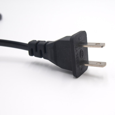 Lot 1-100 US 2 Prong 2Pin AC Power Cord Cable Charge Adapter for PC Laptop PS3