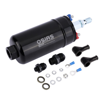 New 300LPH Universal External Inline Fuel Pump Replaces For 0580254044