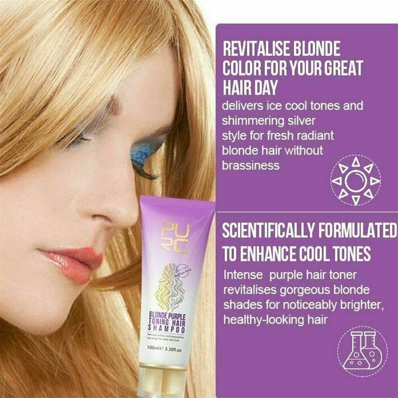 Away Revitalizing Shampoo Purple Hair Shampoo Removes Yellow And