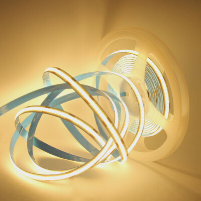 5M 10M COB LED Strip 12V 24V 320LEDs/M High Density Flexible FOB Led Tape Lights