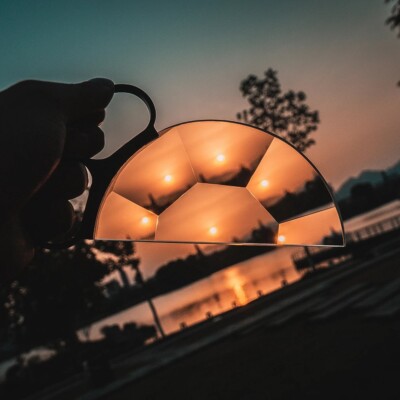 150mm Handheld Split Kaleidoscope Prism Lens FX  special Filter optical glass