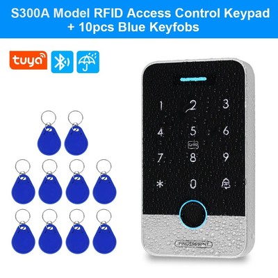 Bluetooth Door Opener Keyboard Touch Controller Fingerprint Waterproof 13.56MHz