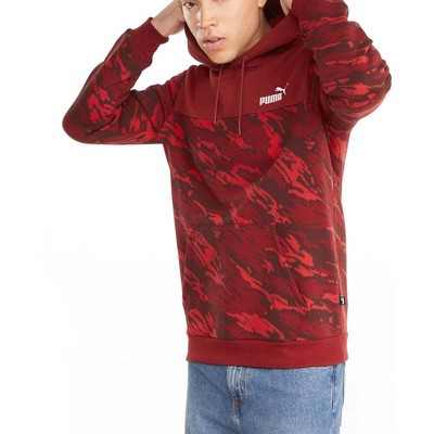 

Puma Graphic Aop Hoodie Mens Size  Повседневная верхняя одежда 589437-22, Красный