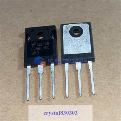5PCS FGH60N60SMD TO-247 IGBT 600V 120A 600W Transistor