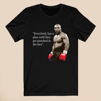 Iron Mike Tyson Quotes Men's Black Size S-5XL