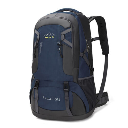 ::60L Large Waterproof Hiking Camping Backpack Outdoor Travel Men's Rucksack Bag