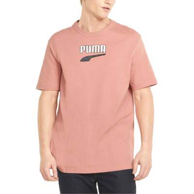 

Puma Downtown Logo Мужская футболка с круглым вырезом и короткими рукавами Розовые повседневные топы 53367224, Розовый, Puma Downtown Logo Crew Neck Short Sleeve T-Shirt