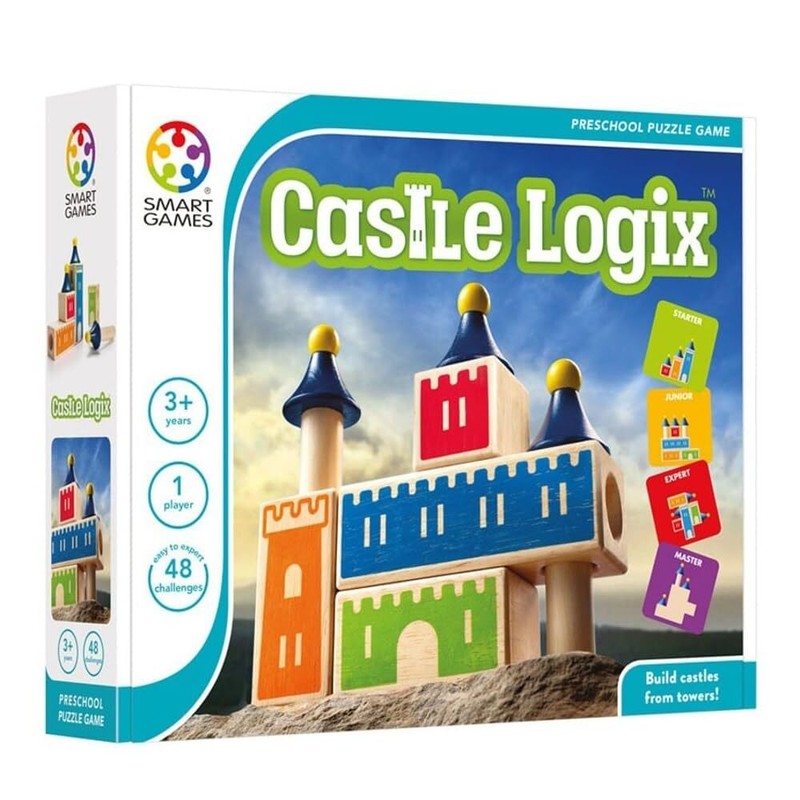 Smart Games - Castle Logix, Preschool Puzzle Game with 48