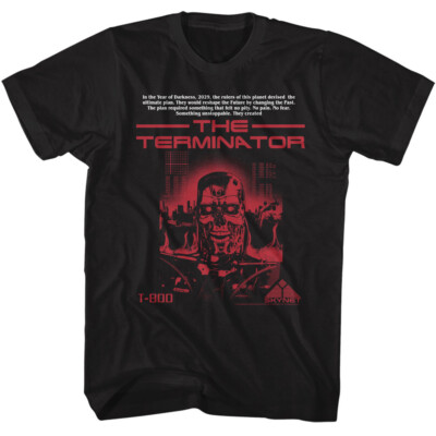 The Terminator 80's Movie T-800 Skynet Year Of Darkness 2029 Men's T Shirt