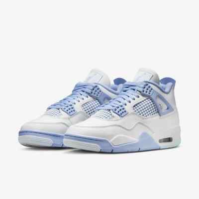 Nike Air Jordan 4 Aluminum 'Forget Me Not' HV0823-100 Women's Size NEW