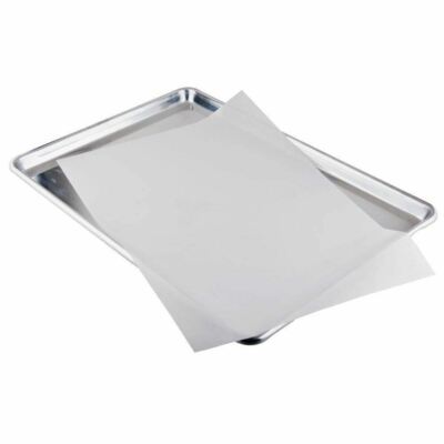 Bleached White Parchment Paper Baking Sheets Pan Liner 12x16 50 Pack