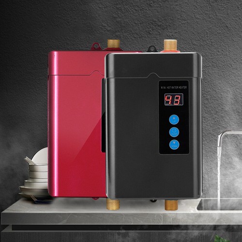 110V Electric Tankless Instant Hot Water Heater Under Sink ...