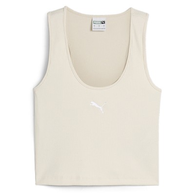 Женская белая повседневная спортивная майка с круглым вырезом Puma Dare To Muted Motion 6279