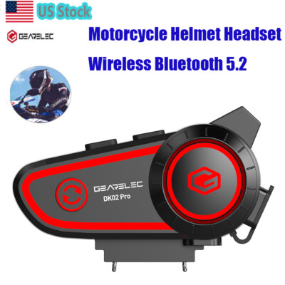 Motorcycle Helmet Headset Wireless Bluetooth Headphone Speaker Hands-Free BT-5.2
