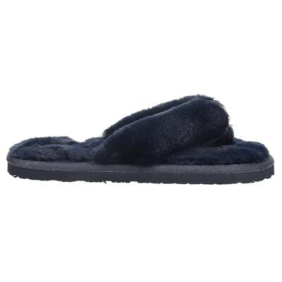 Женские синие повседневные тапочки Puma Fluff Flip Flop 384938-06