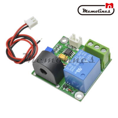 (Working DC12V) 0-5A AC Current Sensor Detection Switch Module Output