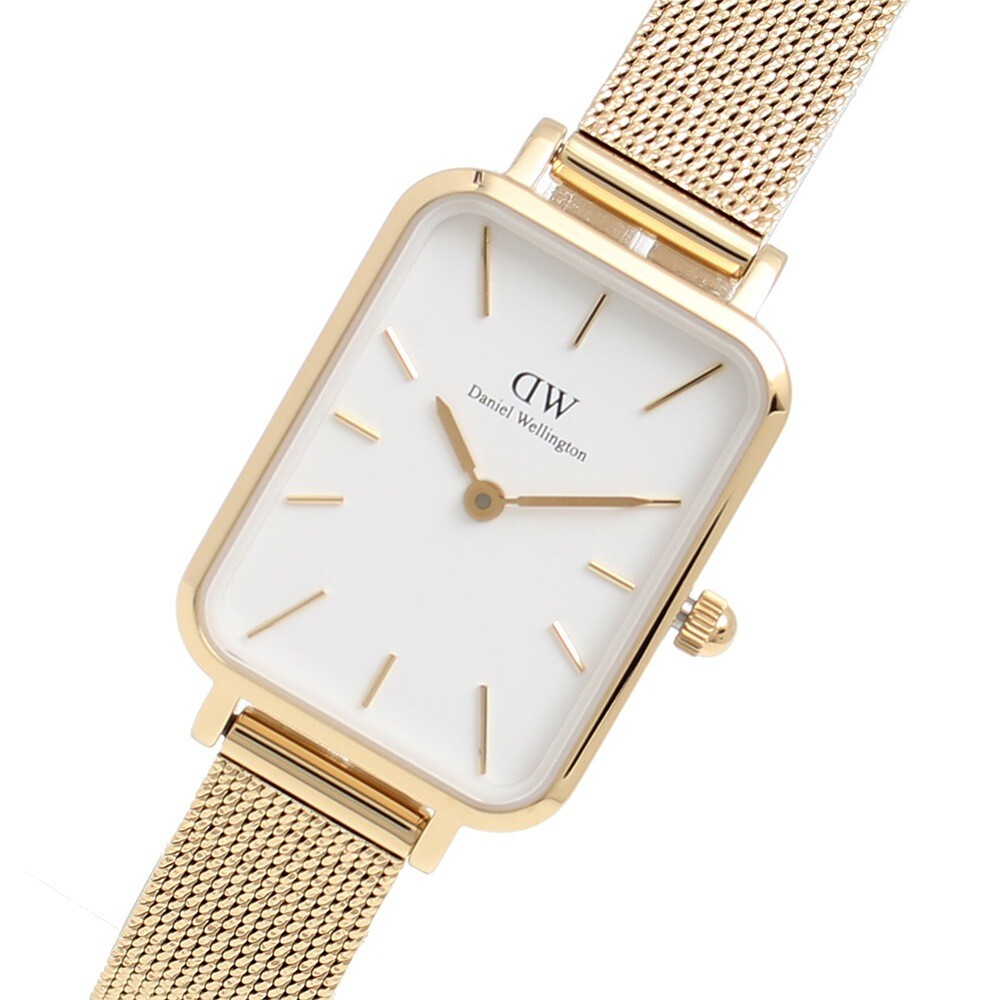 DANIEL WELLINGTON DANIEL WELLINGTON WATCH QUADRO PRESSED EVERGOLD DW00100556 GOLD WHITE